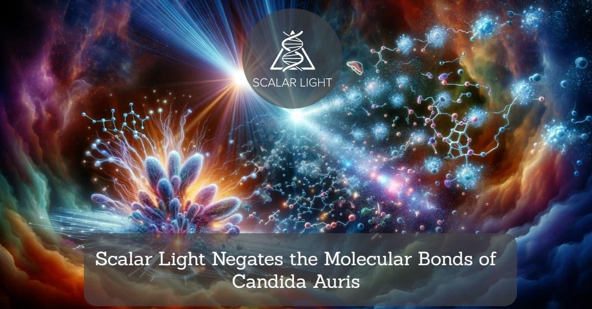 Scalar Light Negates the Molecular Bonds of Candida Auris